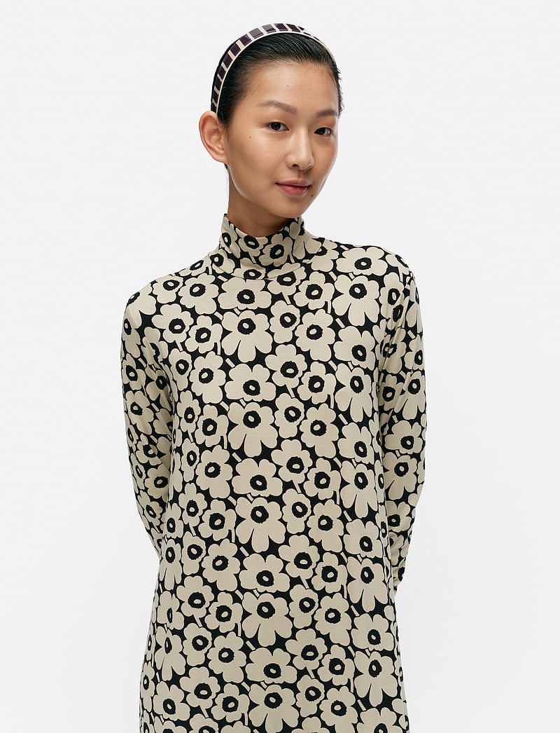 Marimekko - CAVEA UNIKKO - midikleider - sand, black - 0