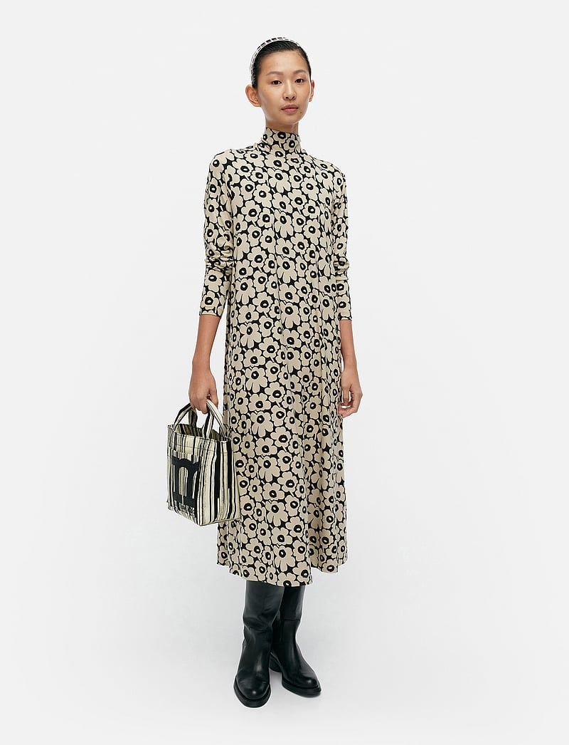 Marimekko - CAVEA UNIKKO - midikleider - sand, black - 4