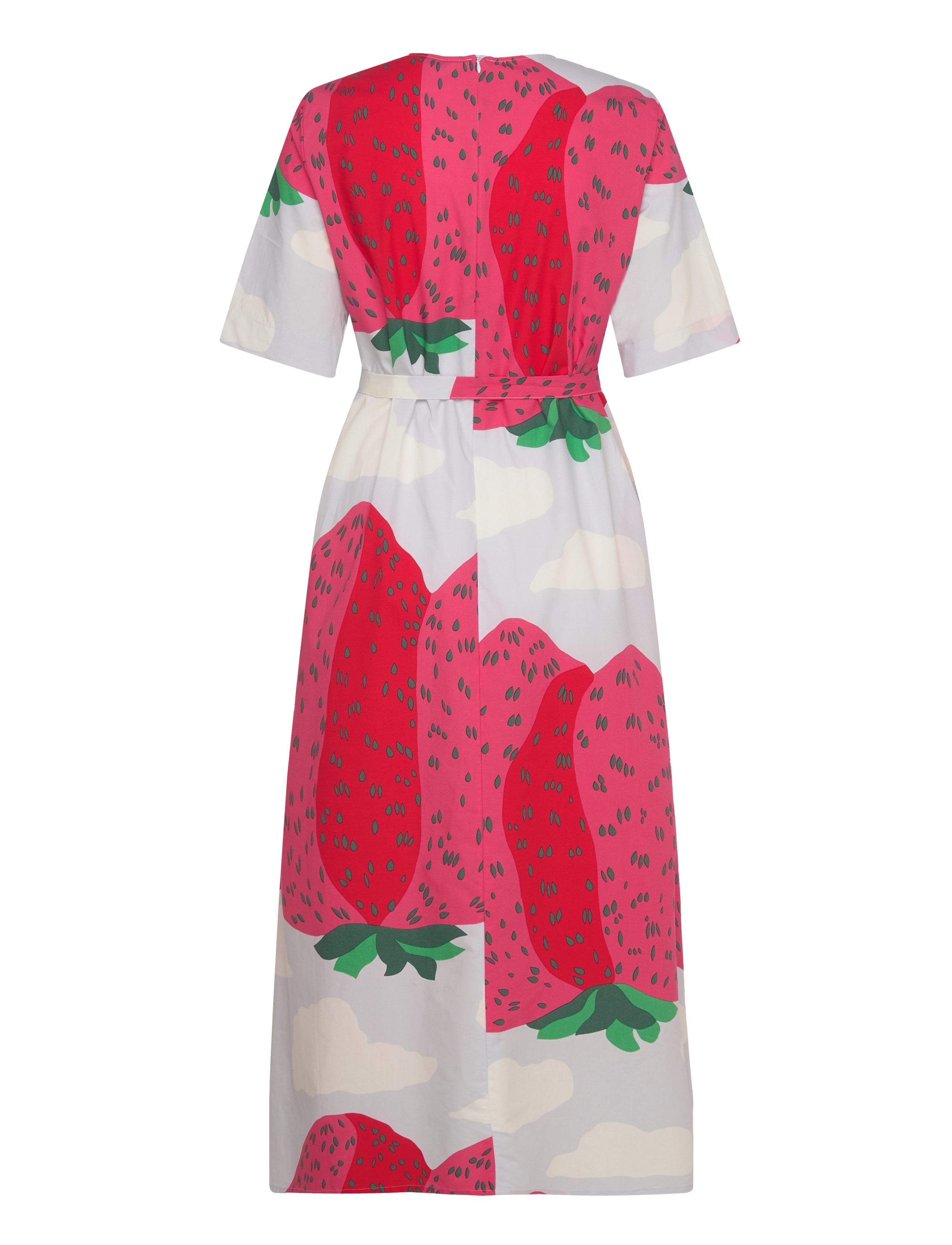 Marimekko - KOTELO MANSIKKAVUORET - light blue, pink, green - 1