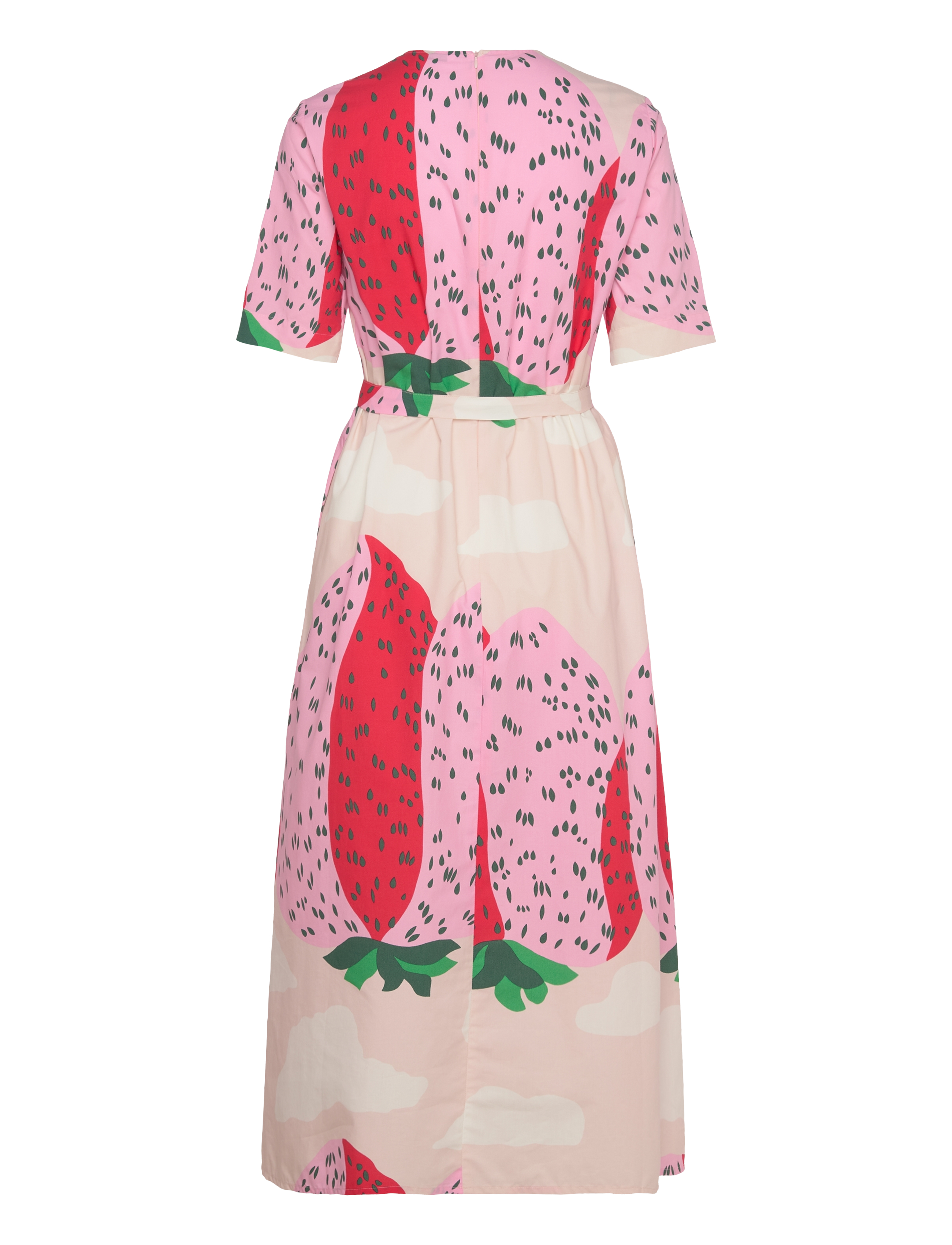 Marimekko - KOTELO MANSIKKAVUORET - peach, light pink, green - 1