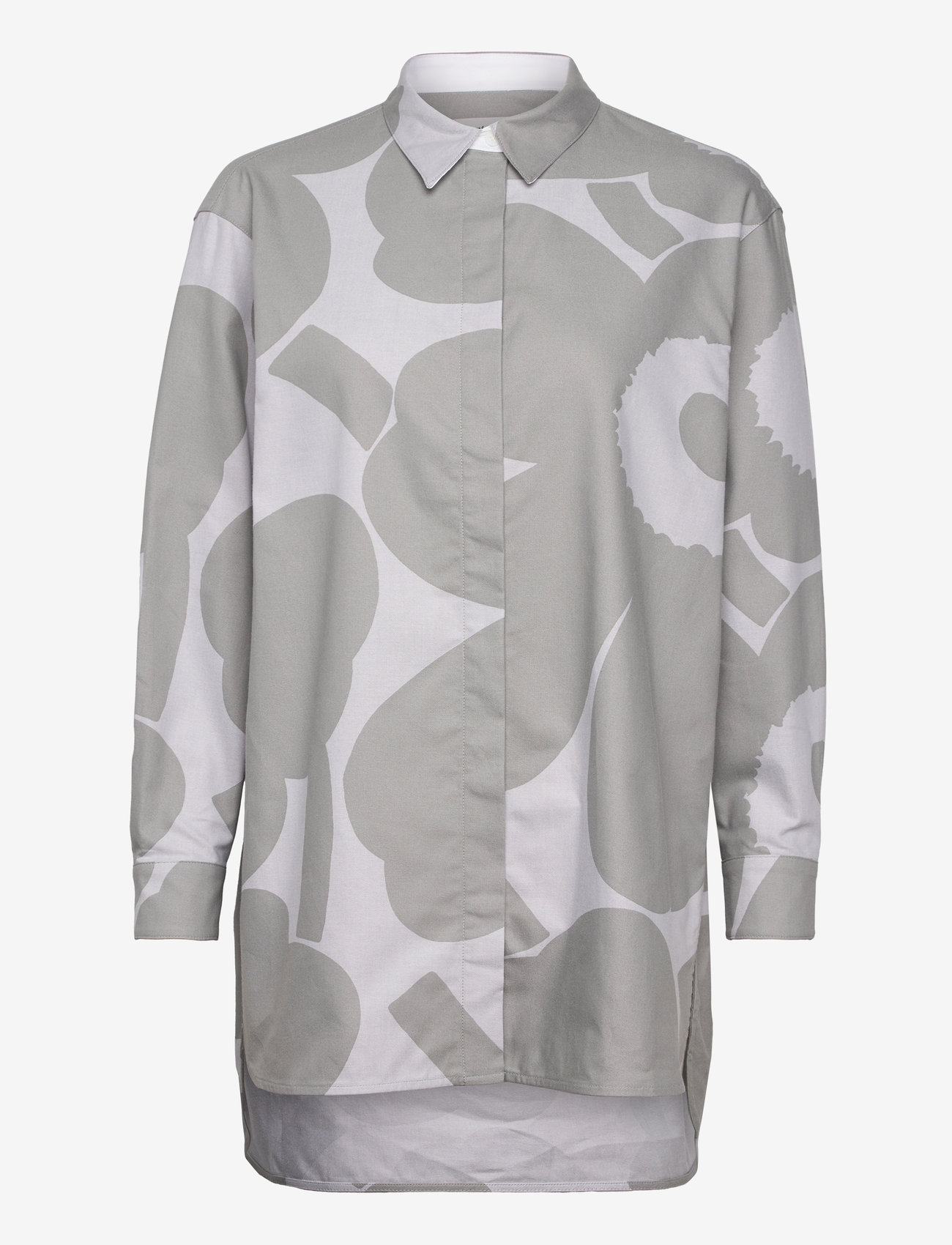 Marimekko - RUOSTE UNIKKO - long-sleeved shirts - grey, grey - 1