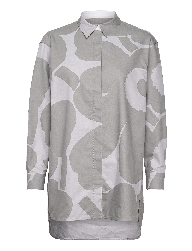 Marimekko - RUOSTE UNIKKO - long-sleeved shirts - grey, grey - 1