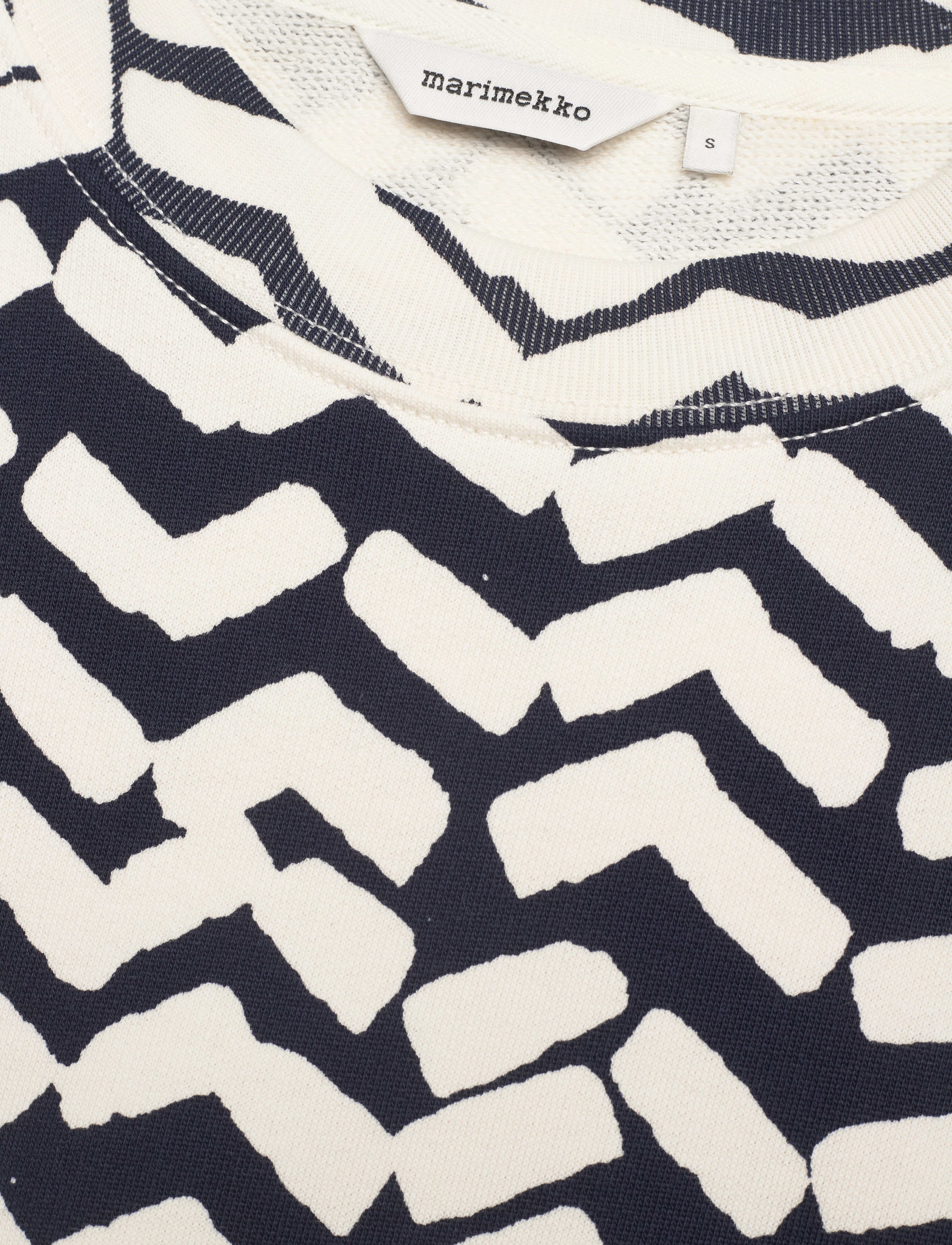 Marimekko - LIEKO ISO SAHALAITARAITA - off-white, dark navy - 2