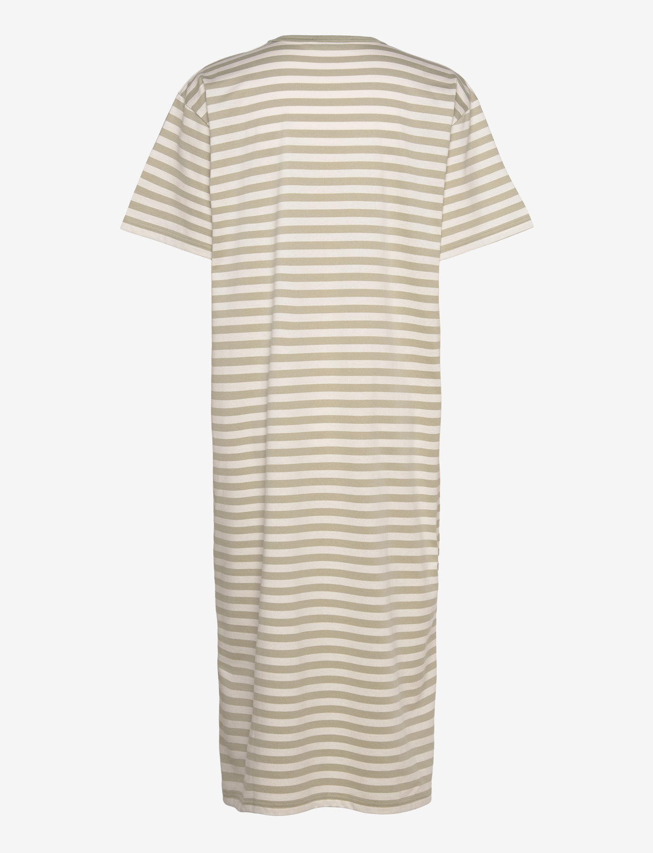 Marimekko - TASARAITA OVERSIZED DRESS - greyish green, off-white - 2