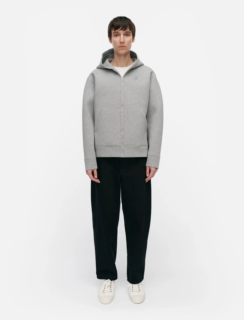 Marimekko - AAJU UNIKKO PLACEMENT - hættetrøjer - grey melange - 5