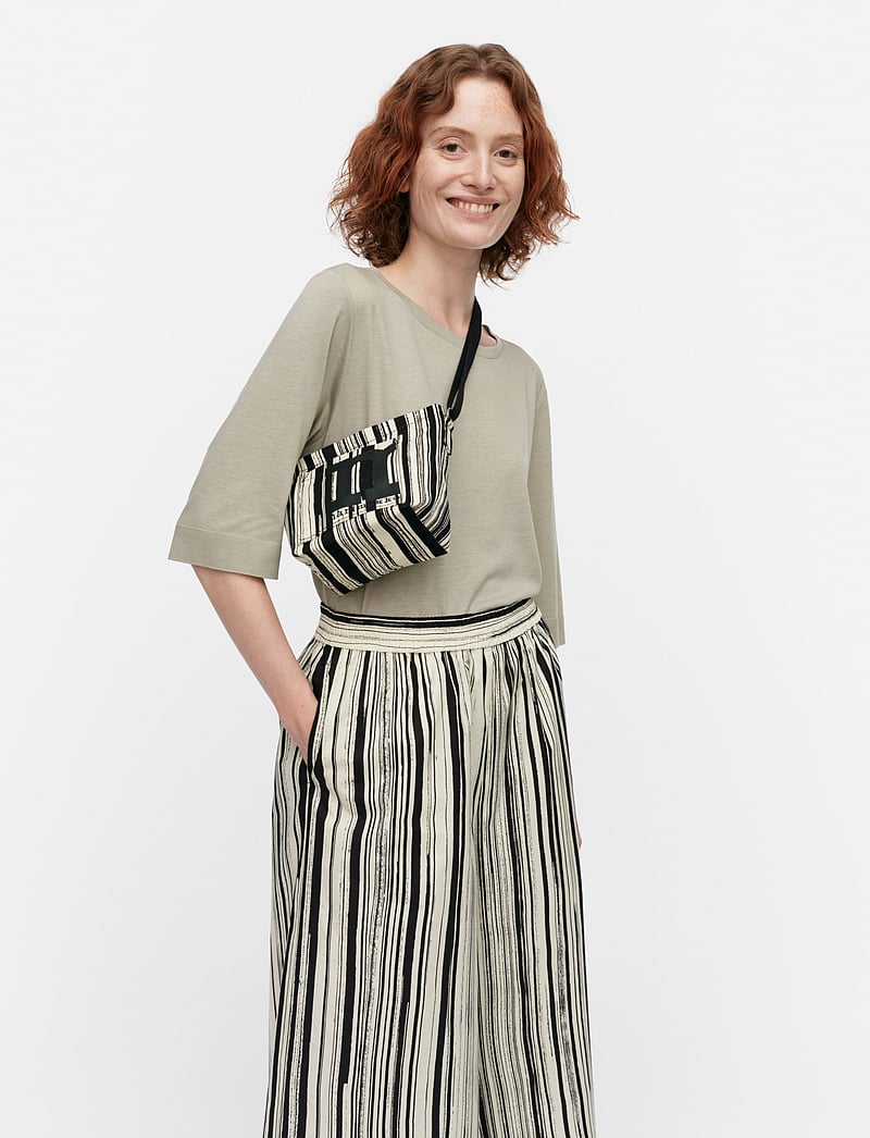 Marimekko - MONO MINI CROSSBODY SILUETTI - mode trends - light yellow, black - 0