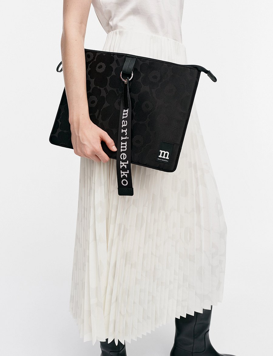 Marimekko - SLEEVE 13" UNIKKO - reput - black, black - 0