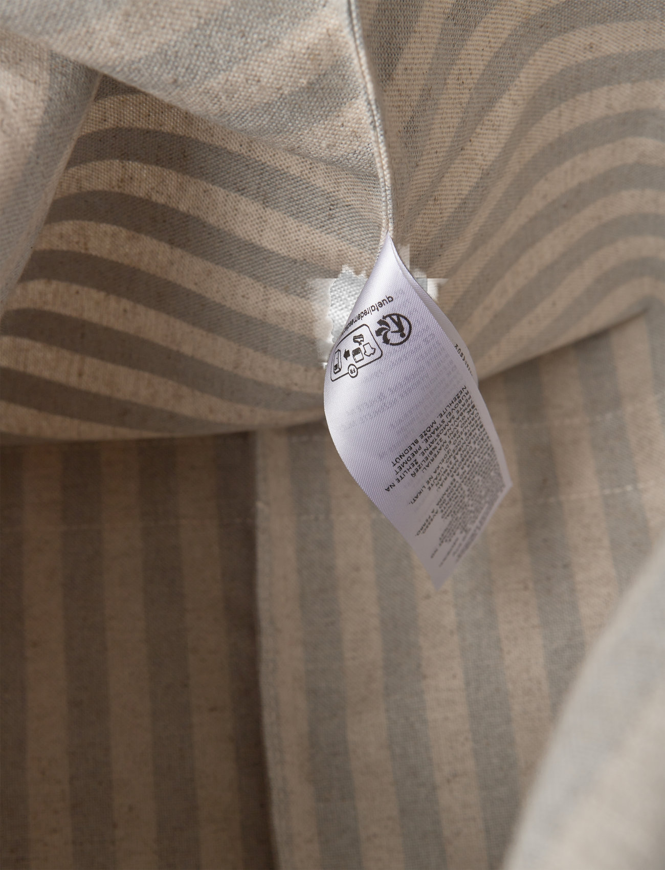 Marimekko - CARRIER MIDI TASARAITA - tote bags - cotton, dark navy - 5