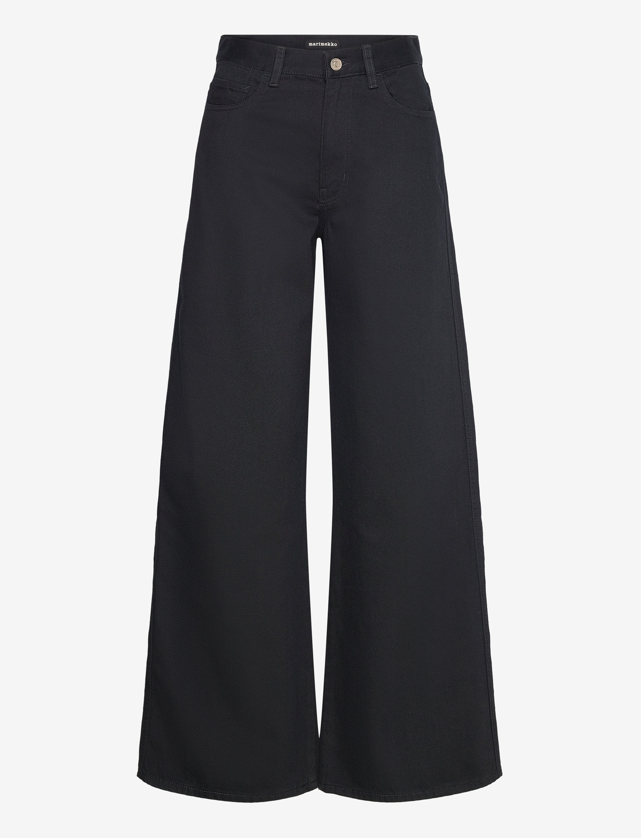 Marimekko - MARIDENIM WIDE - wide leg jeans - black - 1