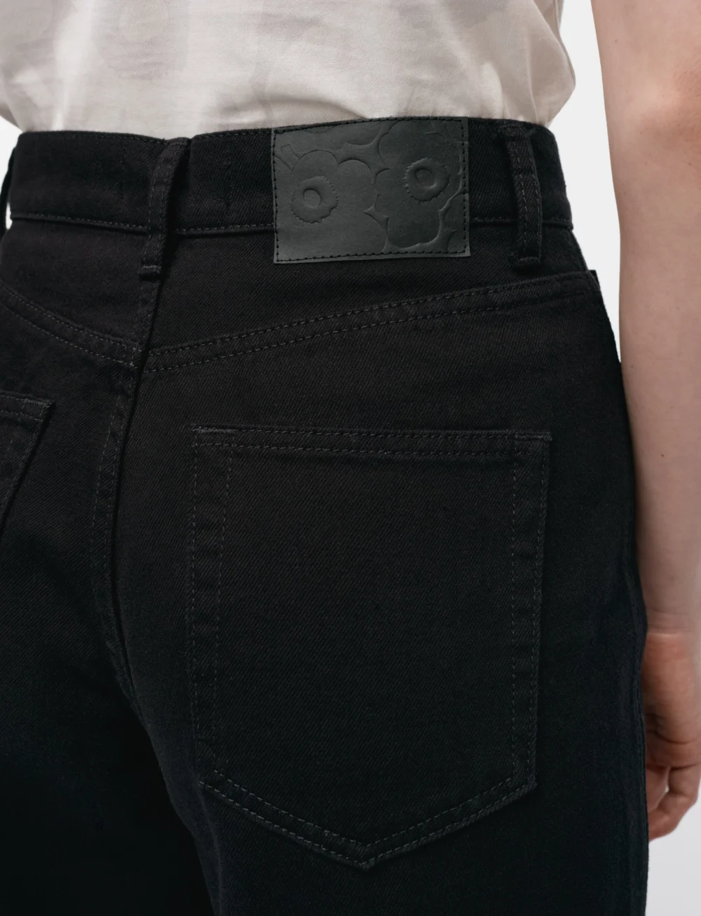 Marimekko - MARIDENIM WIDE - jeans - black - 4