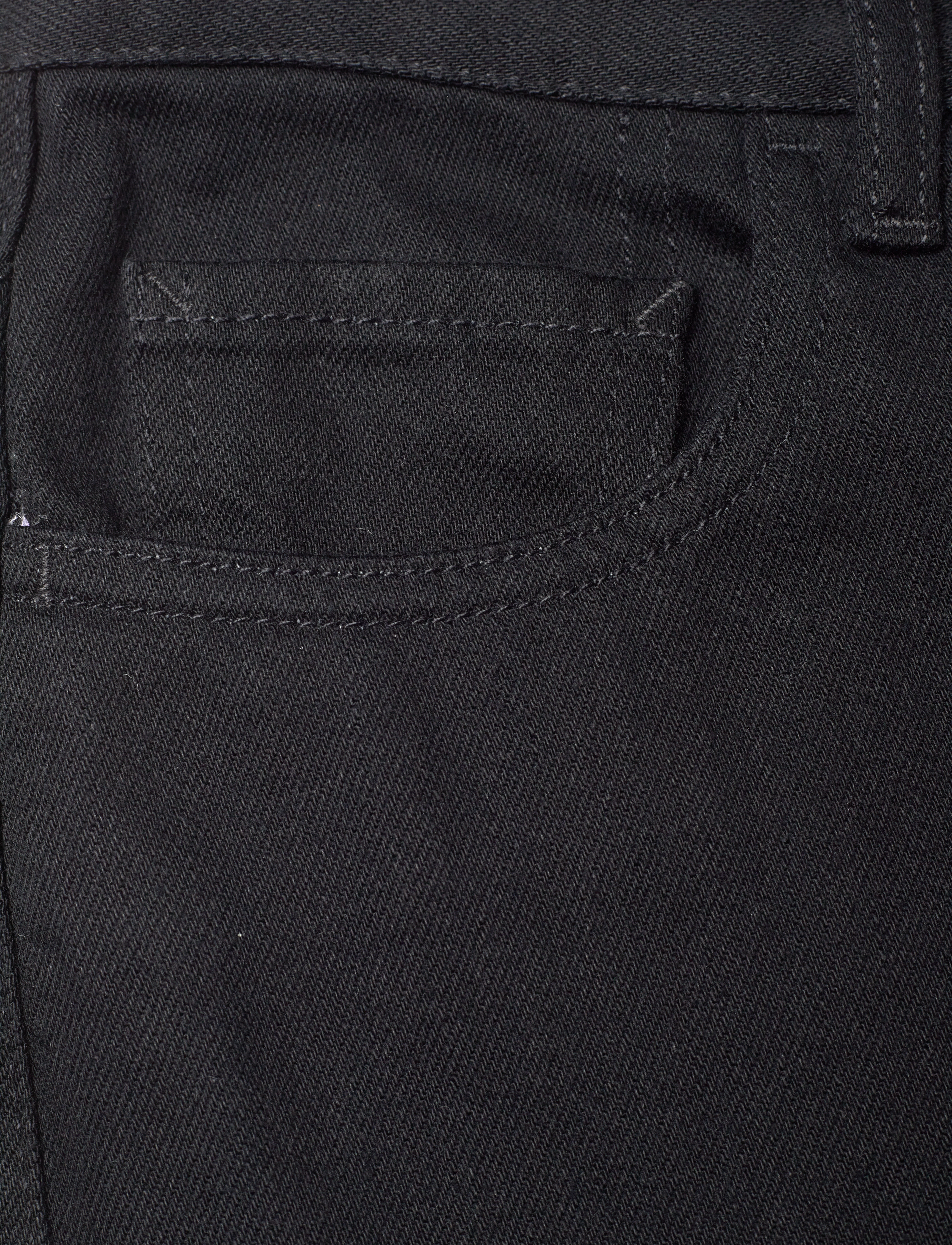 Marimekko - MARIDENIM WIDE - hosen mit weitem bein - black - 5