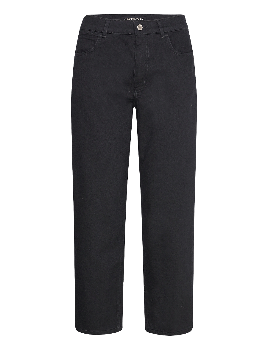 Marimekko - MARIDENIM BARREL - straight jeans - black - 1