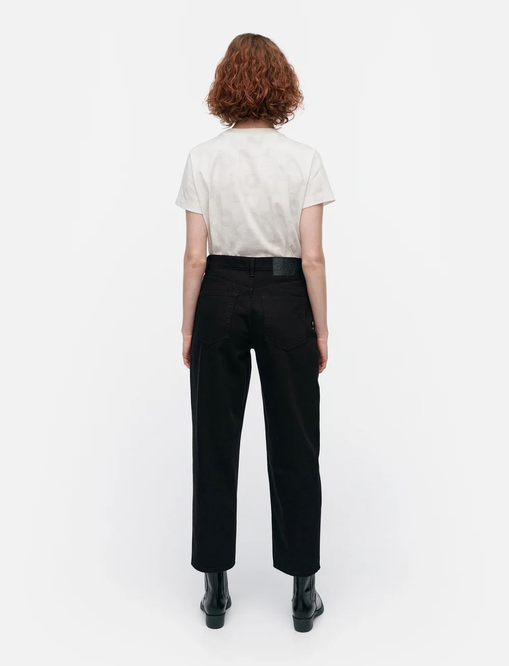 Marimekko - MARIDENIM BARREL - straight jeans - black - 3