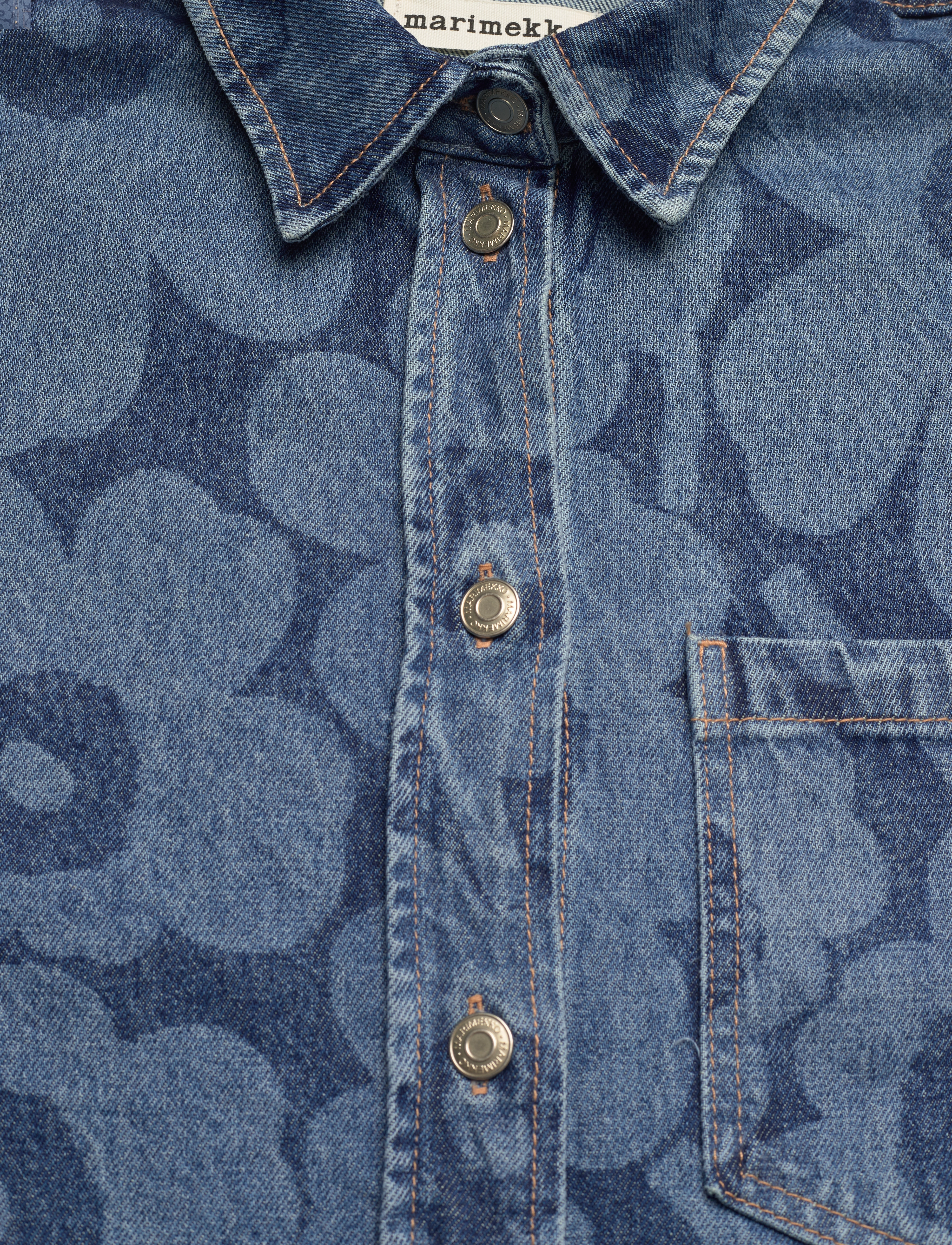 Marimekko - MARIDENIM VAIHE UNIKKO - teksasärgid - indigo - 5