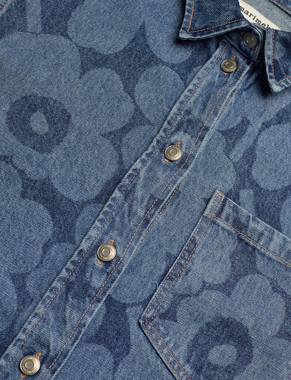 Marimekko Maridenim Vaihe Unikko (MAM093407) - Denim shirts Marimekko Maridenim Vaihe Unikko (MAM093407) - Denim shirts