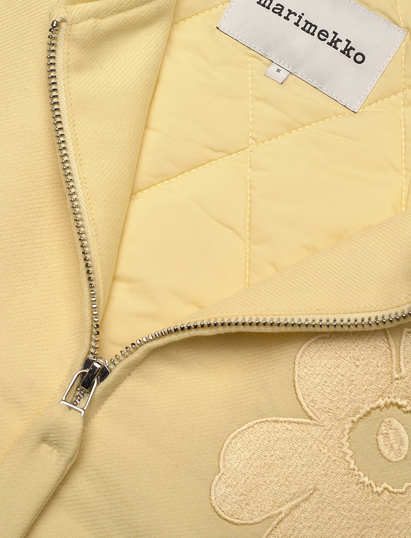 Marimekko - MONUMENTTI SOLID - bomber jackets - light yellow - 4