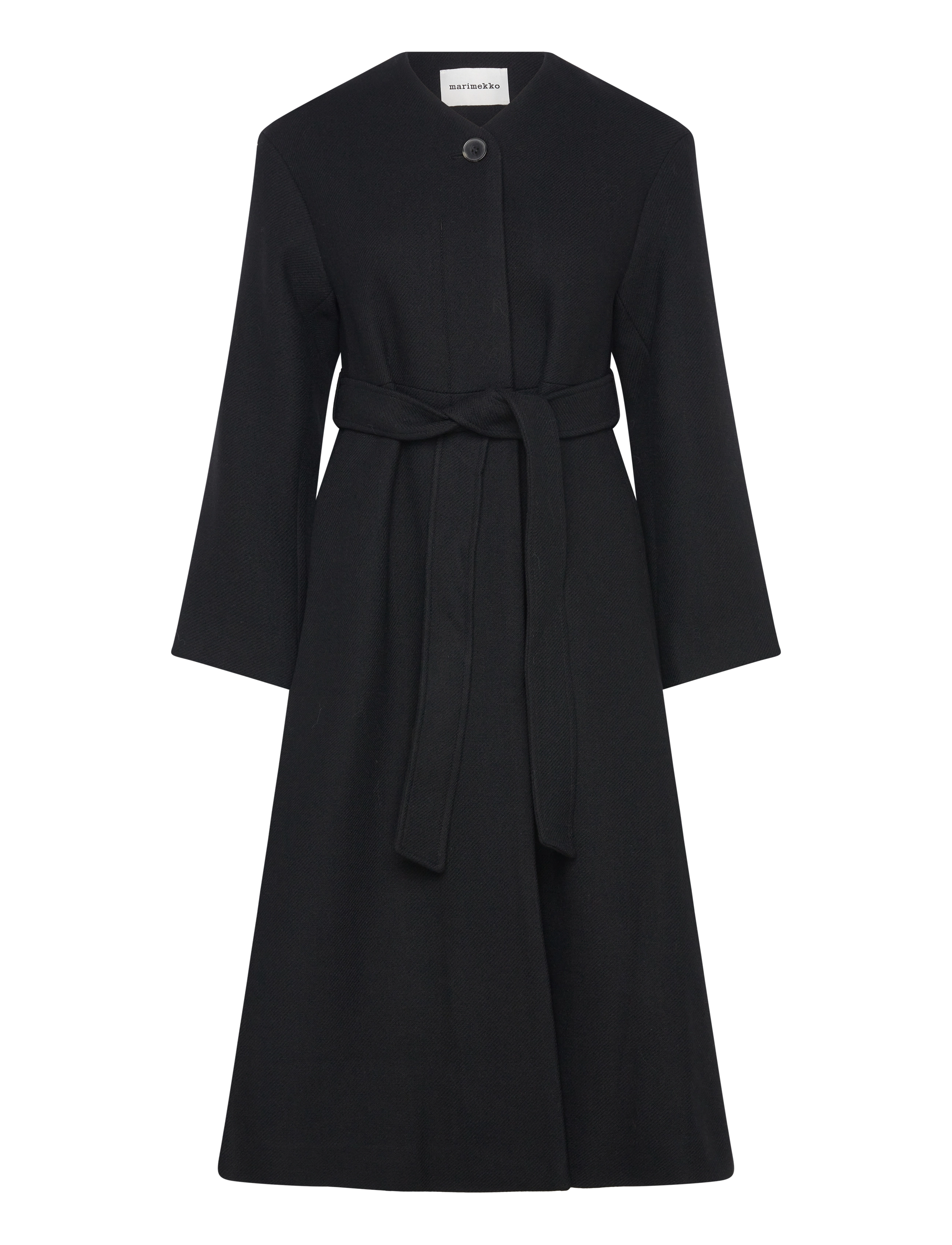 MARIMEKKO Formaali Solid Schwarz - 40 - Damen