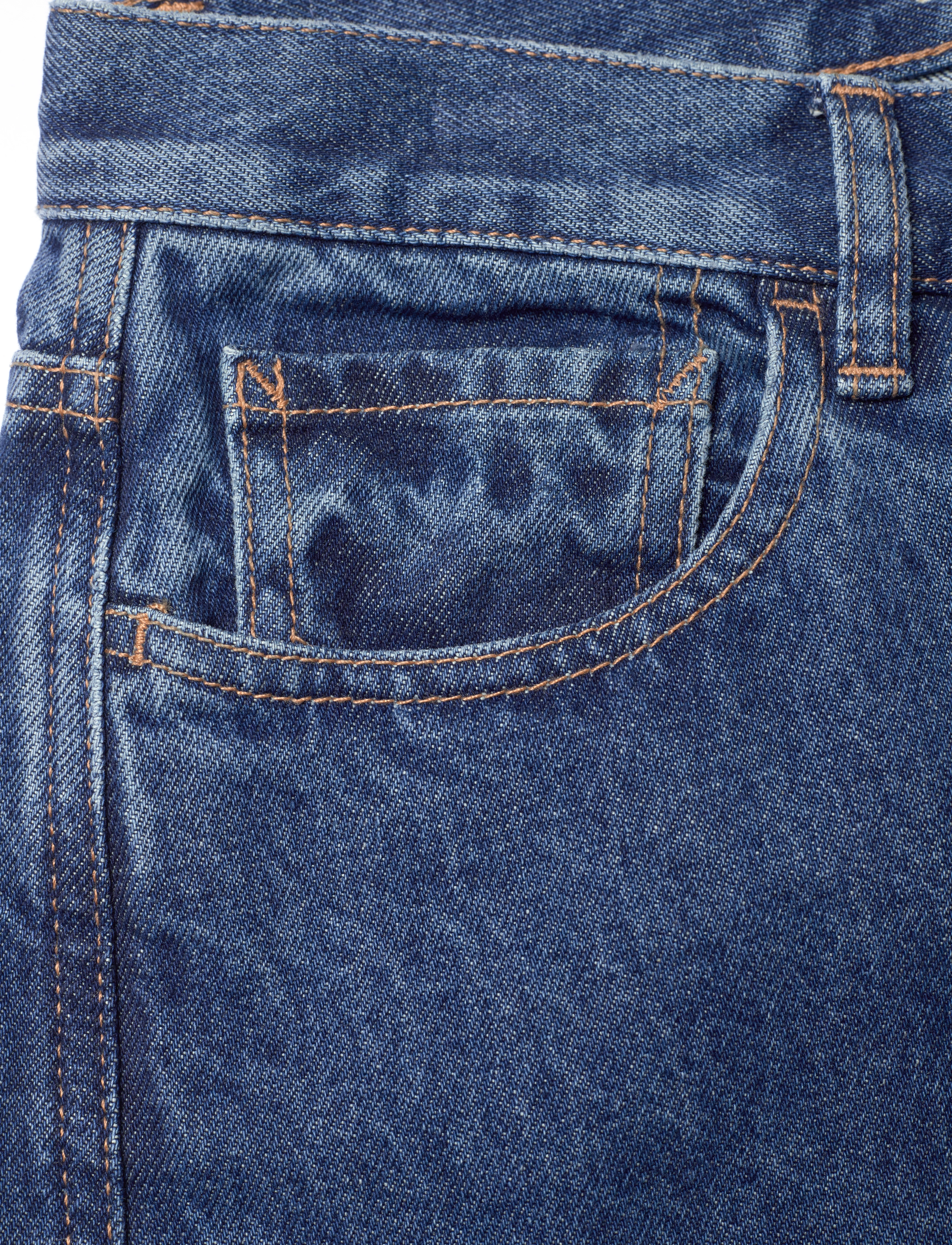 Marimekko - MARIDENIM WIDE - hosen mit weitem bein - mid indigo - 5