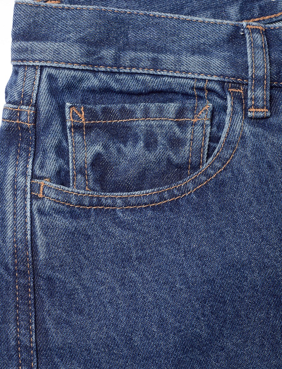 Marimekko - MARIDENIM WIDE - hosen mit weitem bein - mid indigo - 5