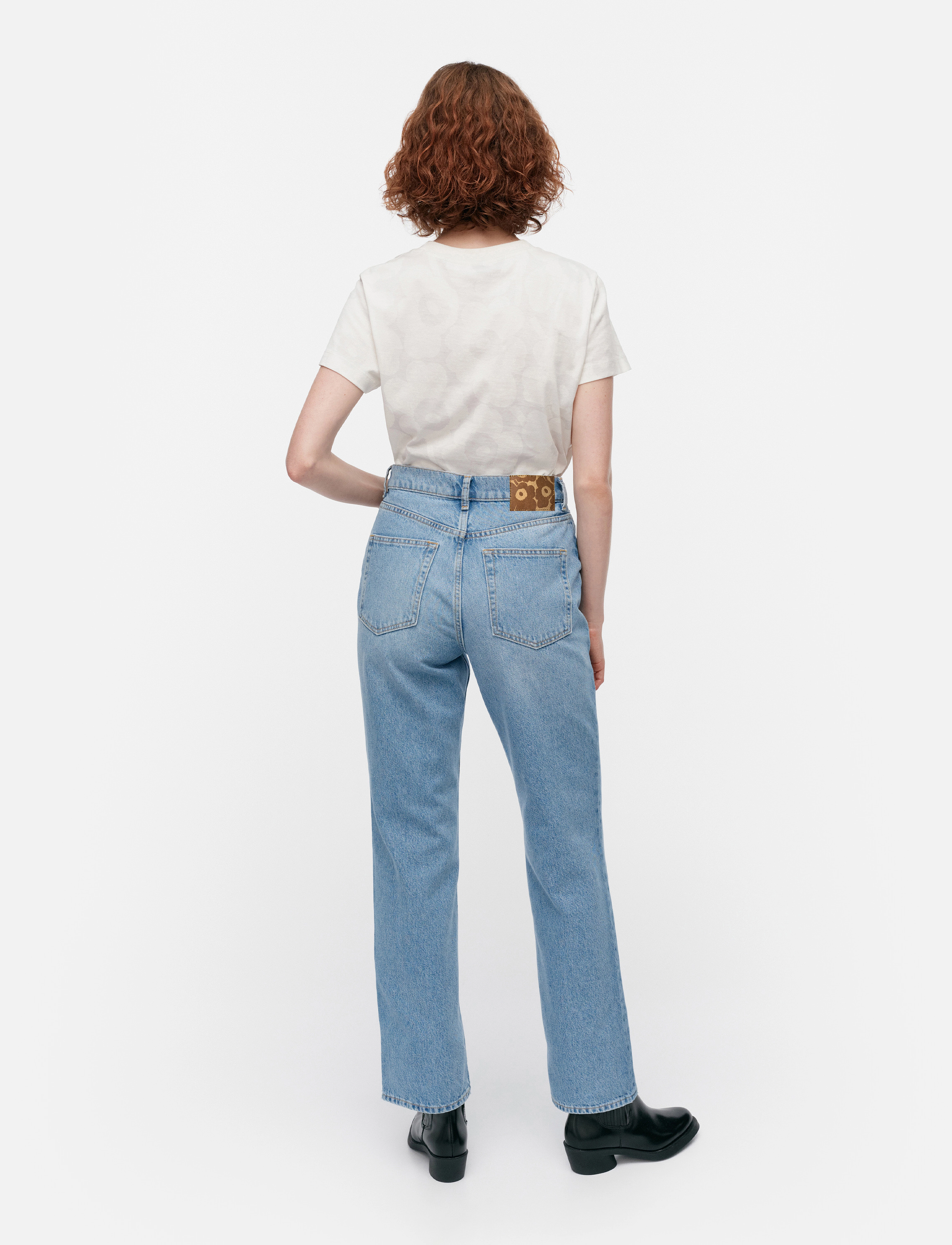 Marimekko - MARIDENIM STRAIGHT - suorat farkut - light indigo - 3