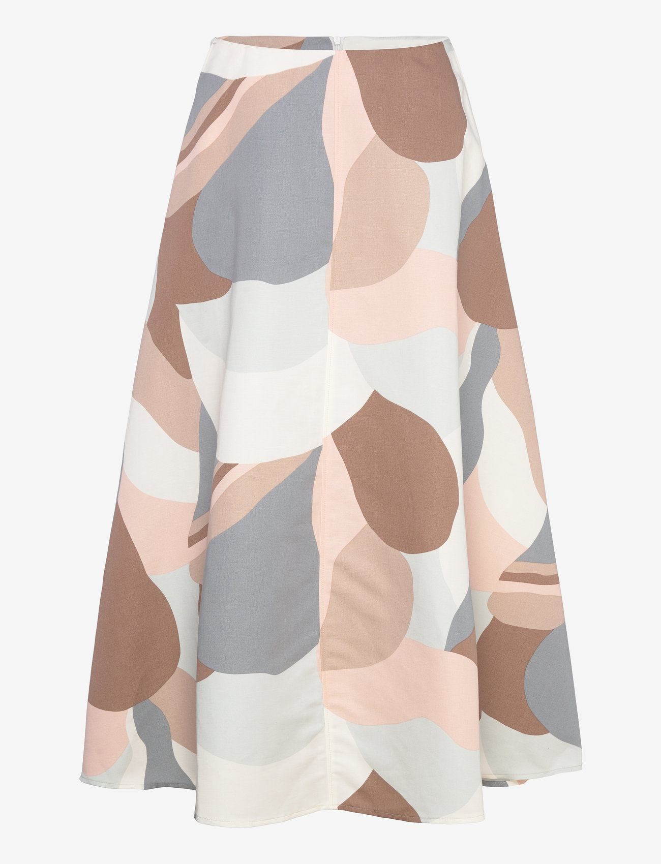 Marimekko - LAITA KAMELIA - maxi skirts - light rose, brown, grey - 0