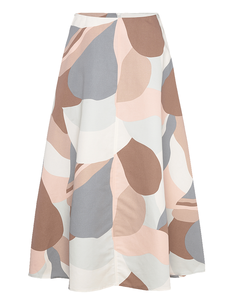 Marimekko - LAITA KAMELIA - maxi röcke - light rose, brown, grey - 1