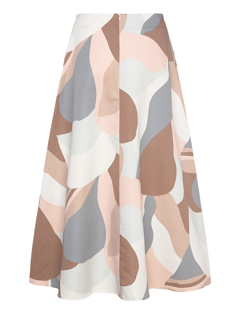 Marimekko - LAITA KAMELIA - maxi röcke - light rose, brown, grey - 2