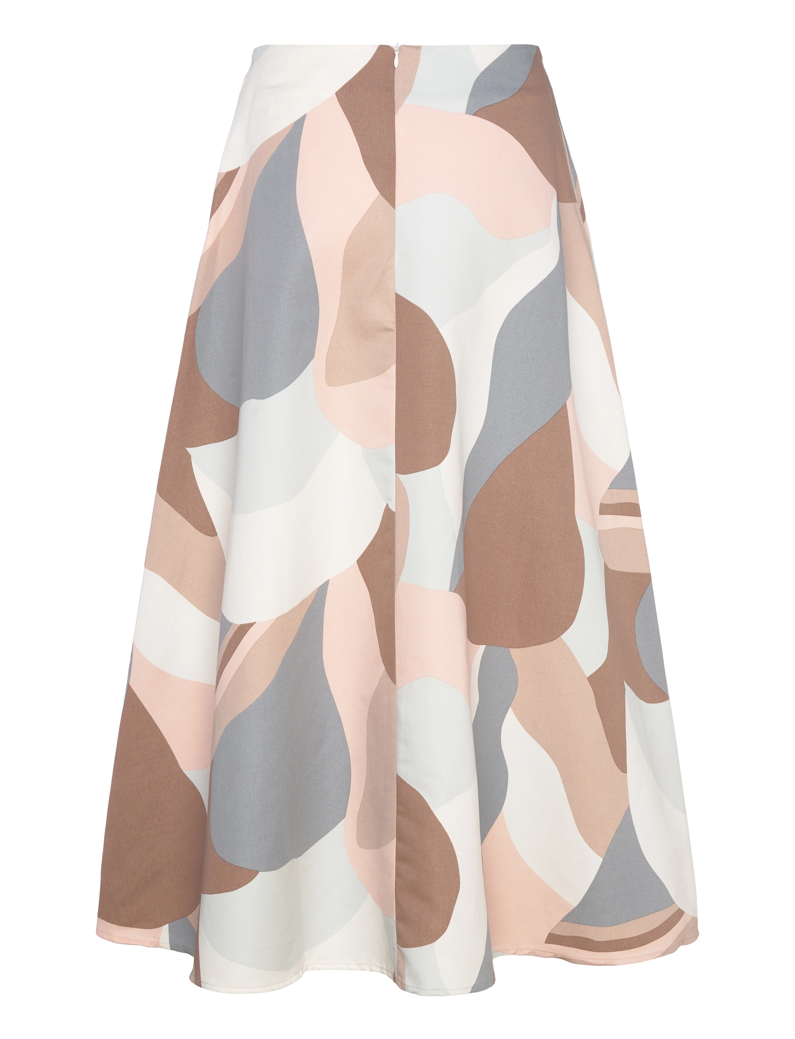 Marimekko - LAITA KAMELIA - maxi röcke - light rose, brown, grey - 2