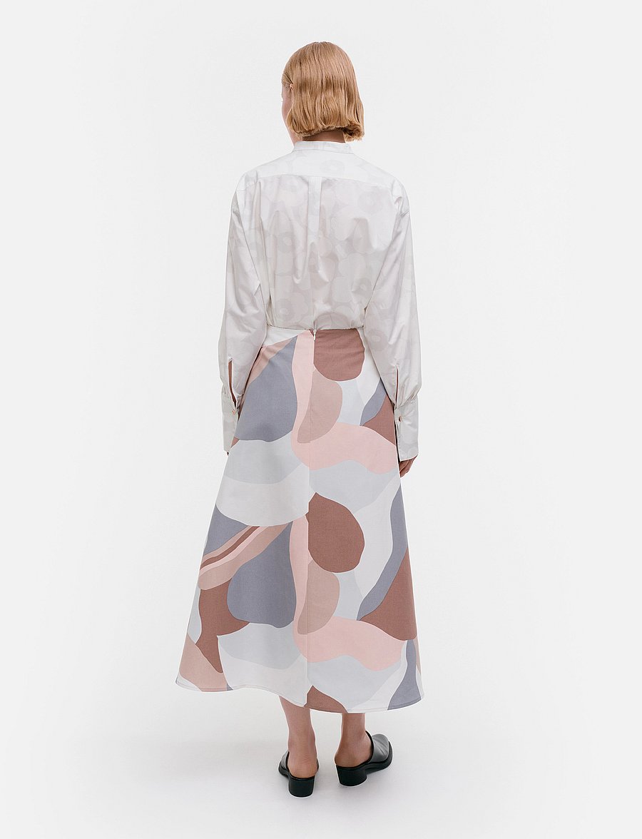 Marimekko - LAITA KAMELIA - maxikjolar - light rose, brown, grey - 5