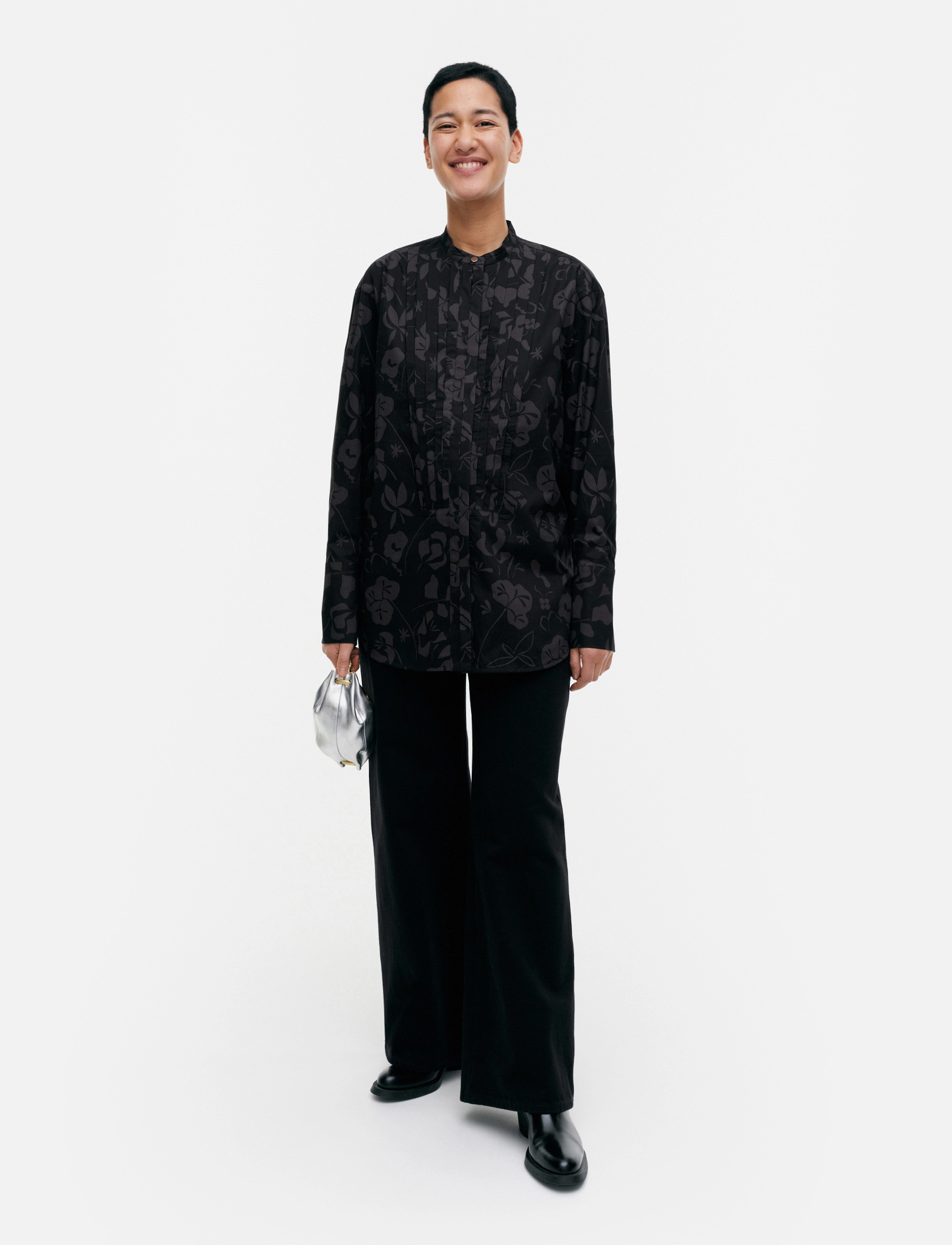 Marimekko - HETI NOKTURNO - black, dark grey - 0