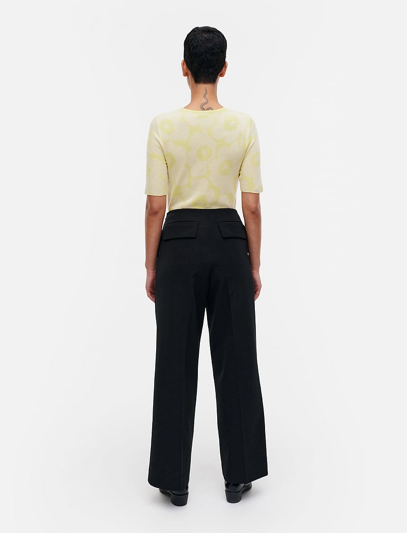 Marimekko - KAARET SOLID - pidulikud püksid - black - 5