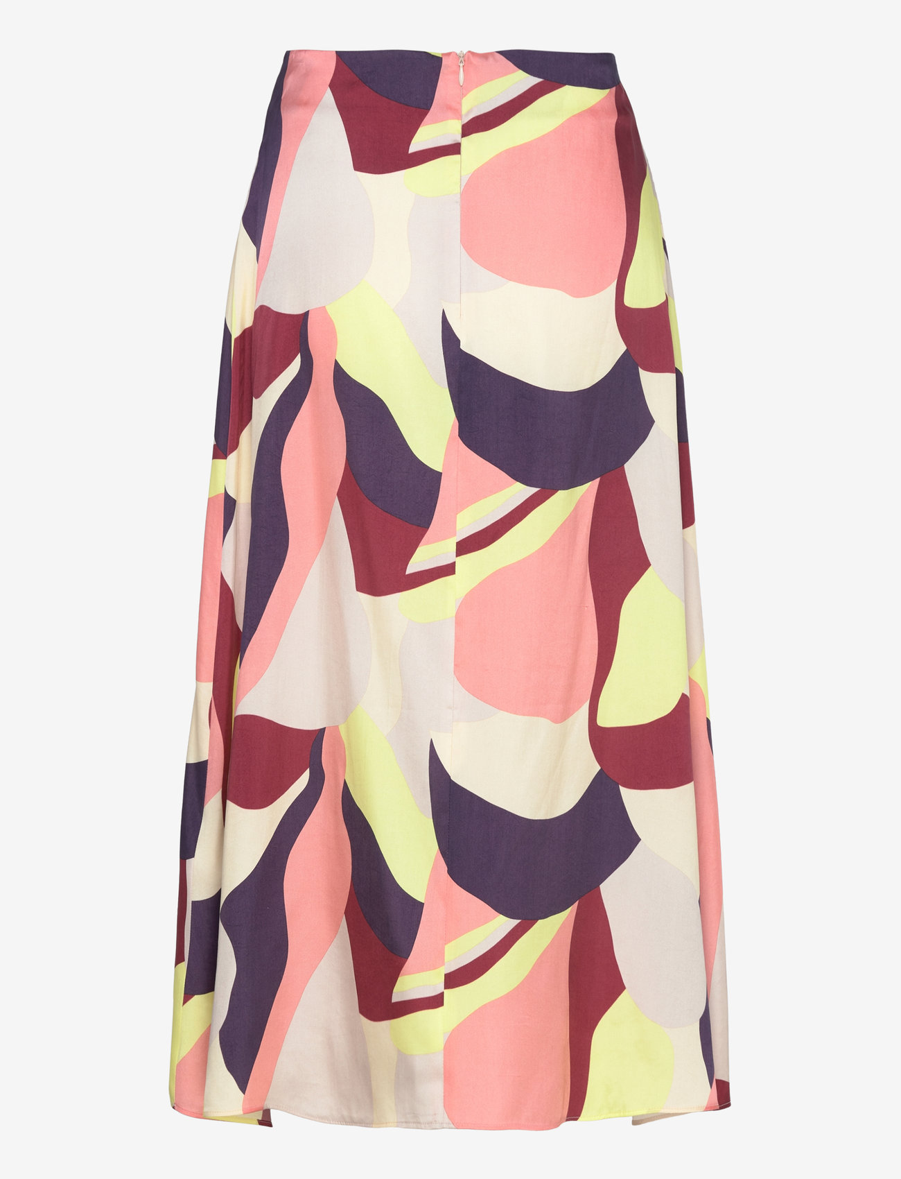 Marimekko - KREPPI KAMELIA - midi skirts - red, grey, lt.pink, lt.yellow - 1