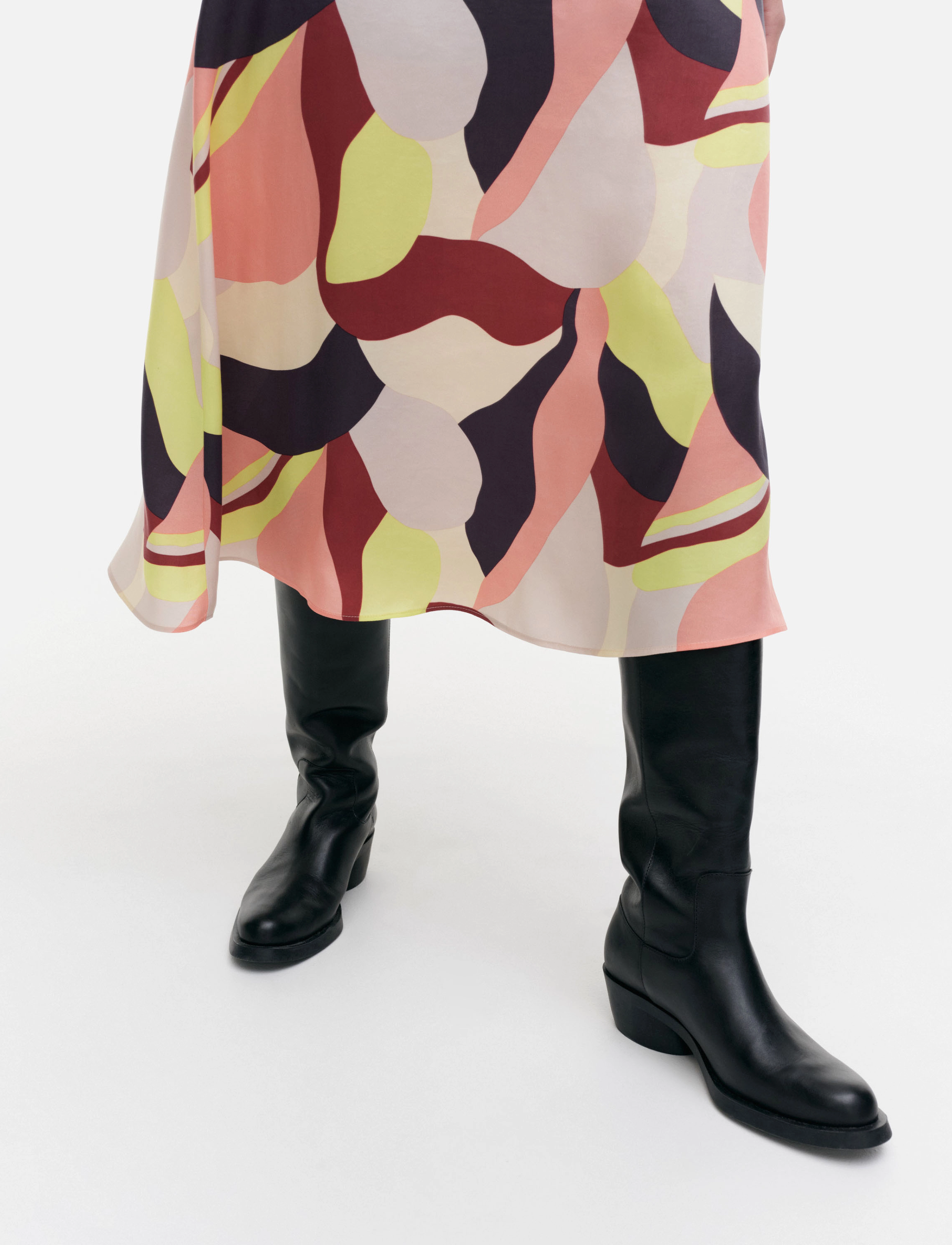 Marimekko - KREPPI KAMELIA - red, grey, lt.pink, lt.yellow - 5