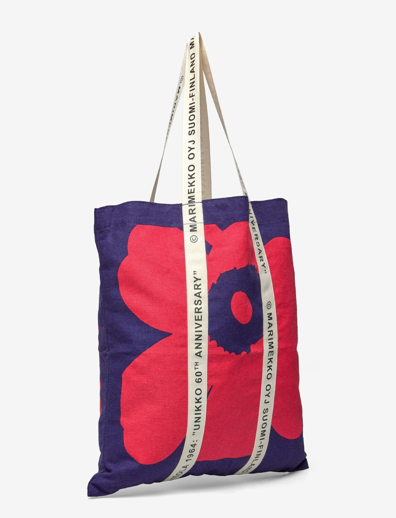 Marimekko - CARRIER MIDI UNIKKO - tote bags - red, dark blue - 2