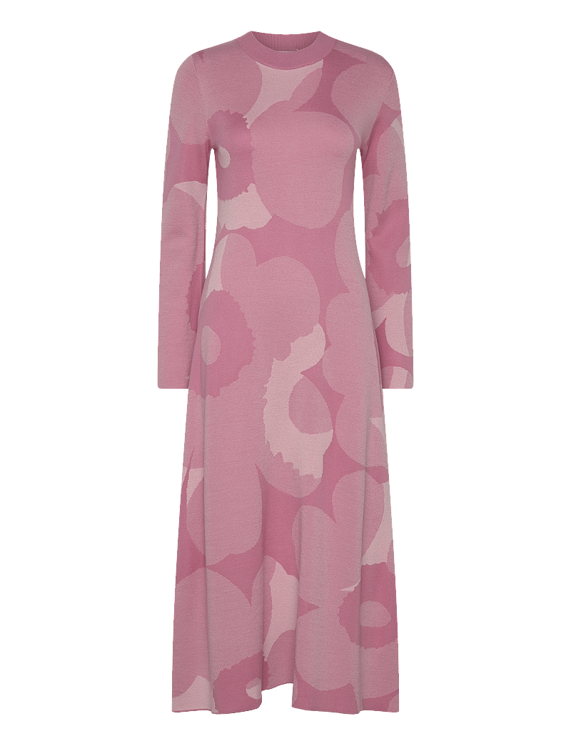 Marimekko - LEIKKUU UNIKKO - stickade klänningar - light pink, white - 1