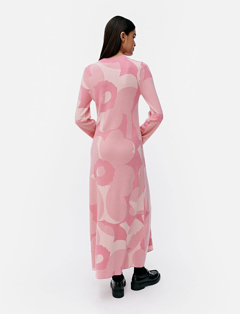 Marimekko - LEIKKUU UNIKKO - stickade klänningar - light pink, white - 3