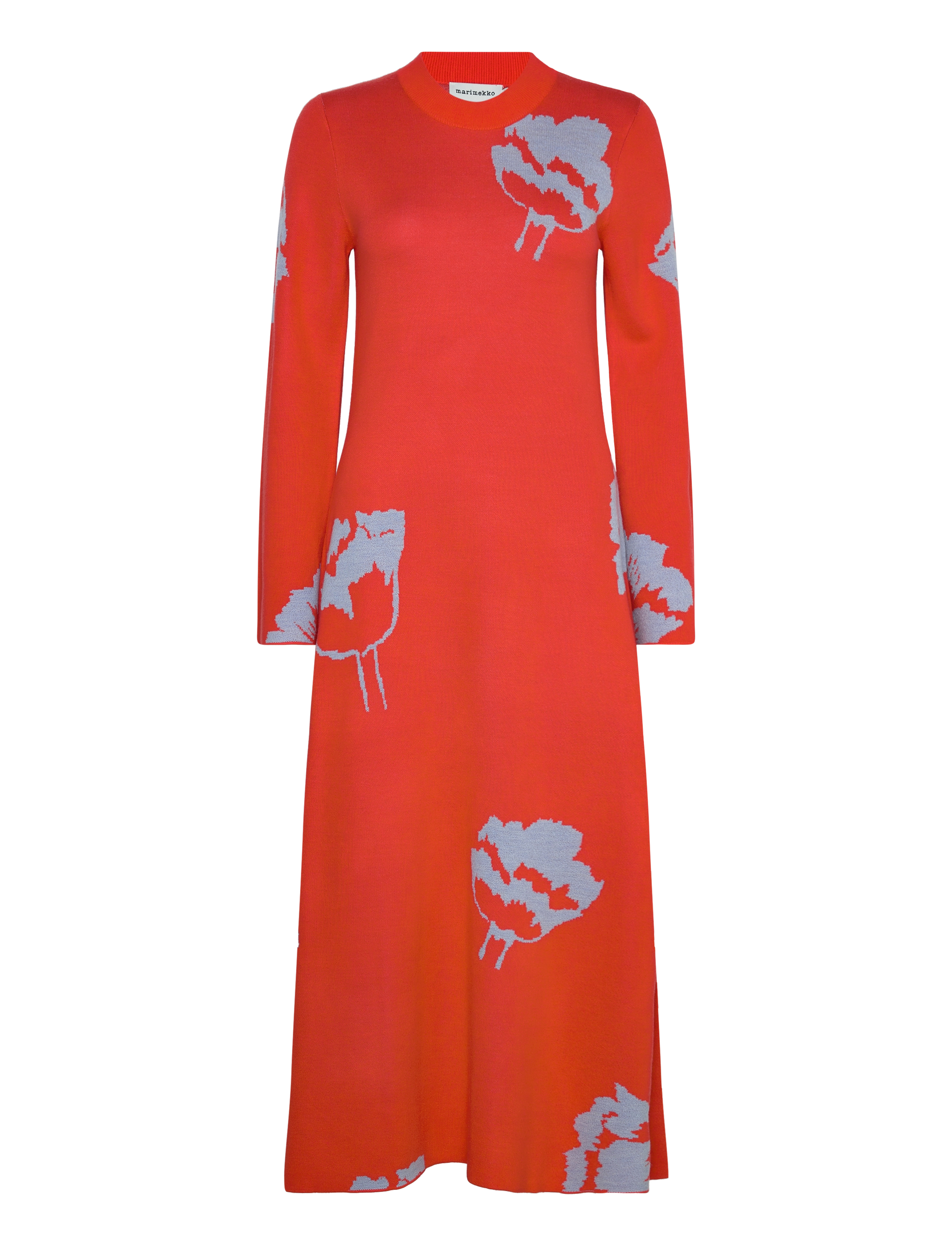 Marimekko - LEIKKUU MYSKI - strikkjoler - bright red, light blue - 1
