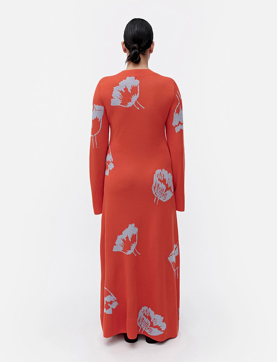 Marimekko - LEIKKUU MYSKI - strikkjoler - bright red, light blue - 3