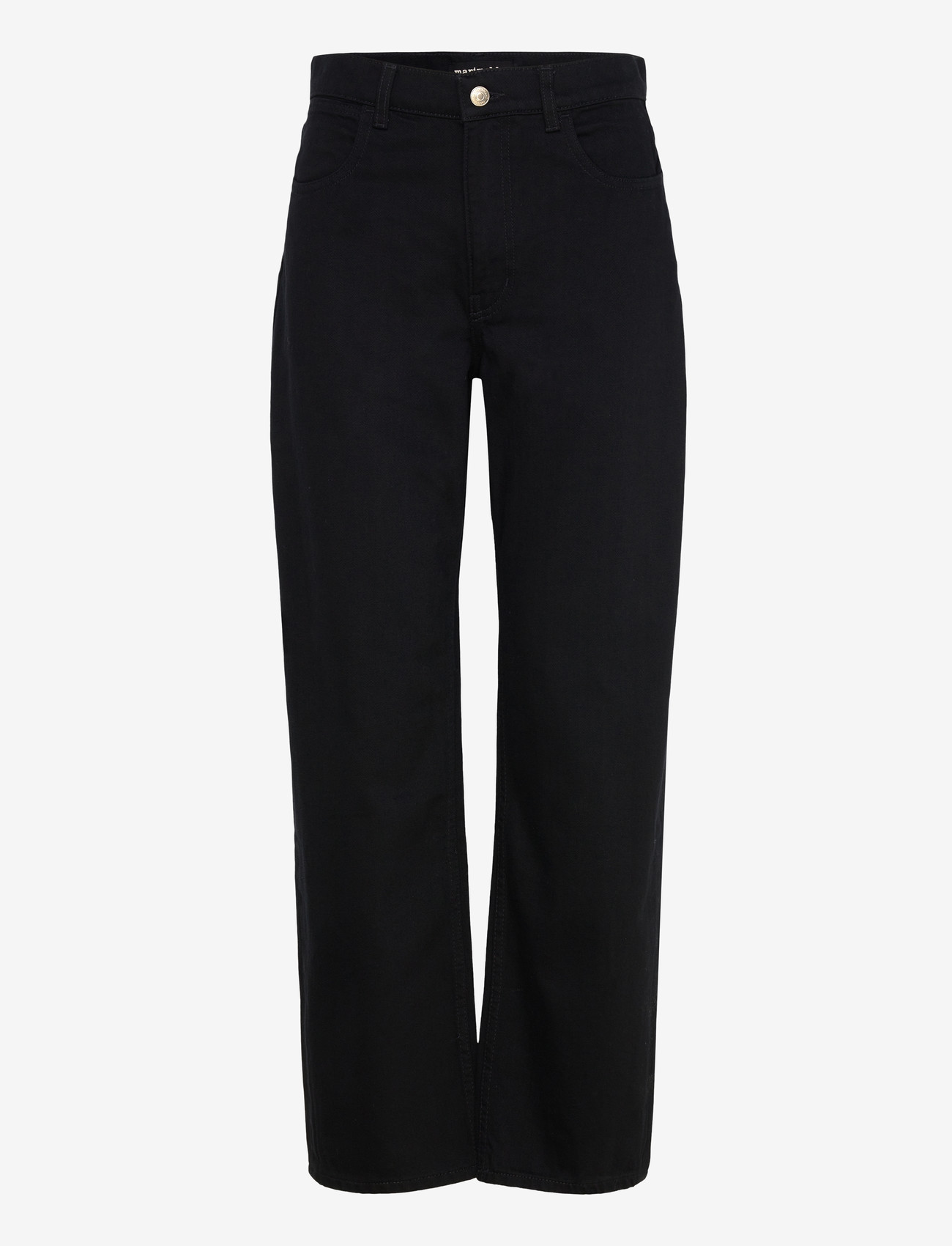 Marimekko - MARIDENIM BARREL L - sirge säärega teksad - black - 0