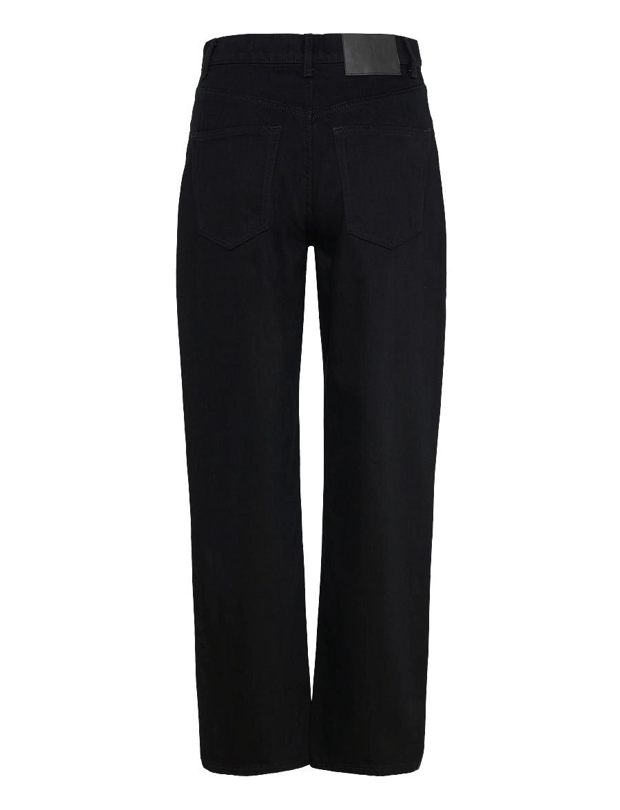 Marimekko - MARIDENIM BARREL L - straight jeans - black - 1