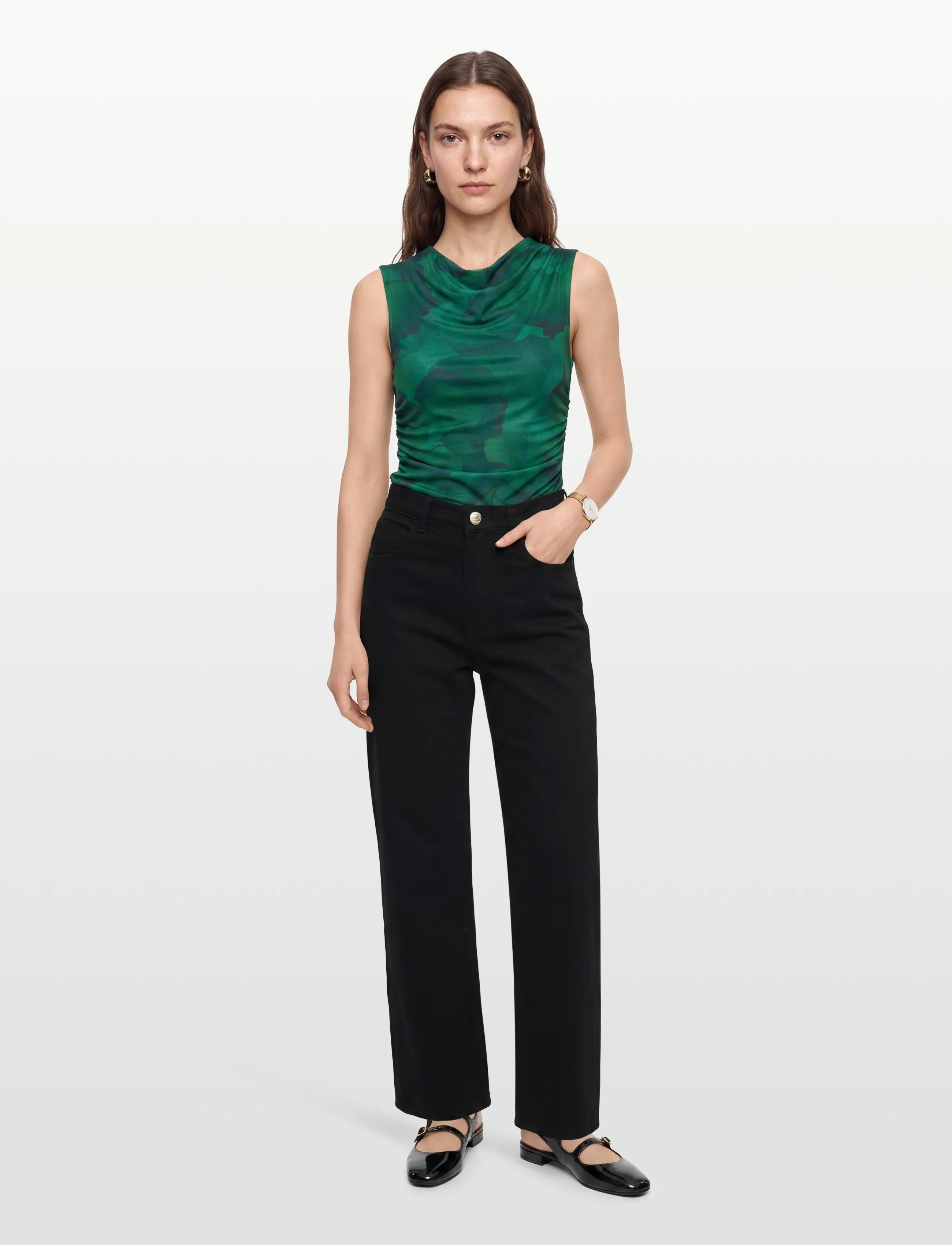 Marimekko Maridenim Barrel L, 29-30, Black, Jeans > Lige-Almindelige, Dame