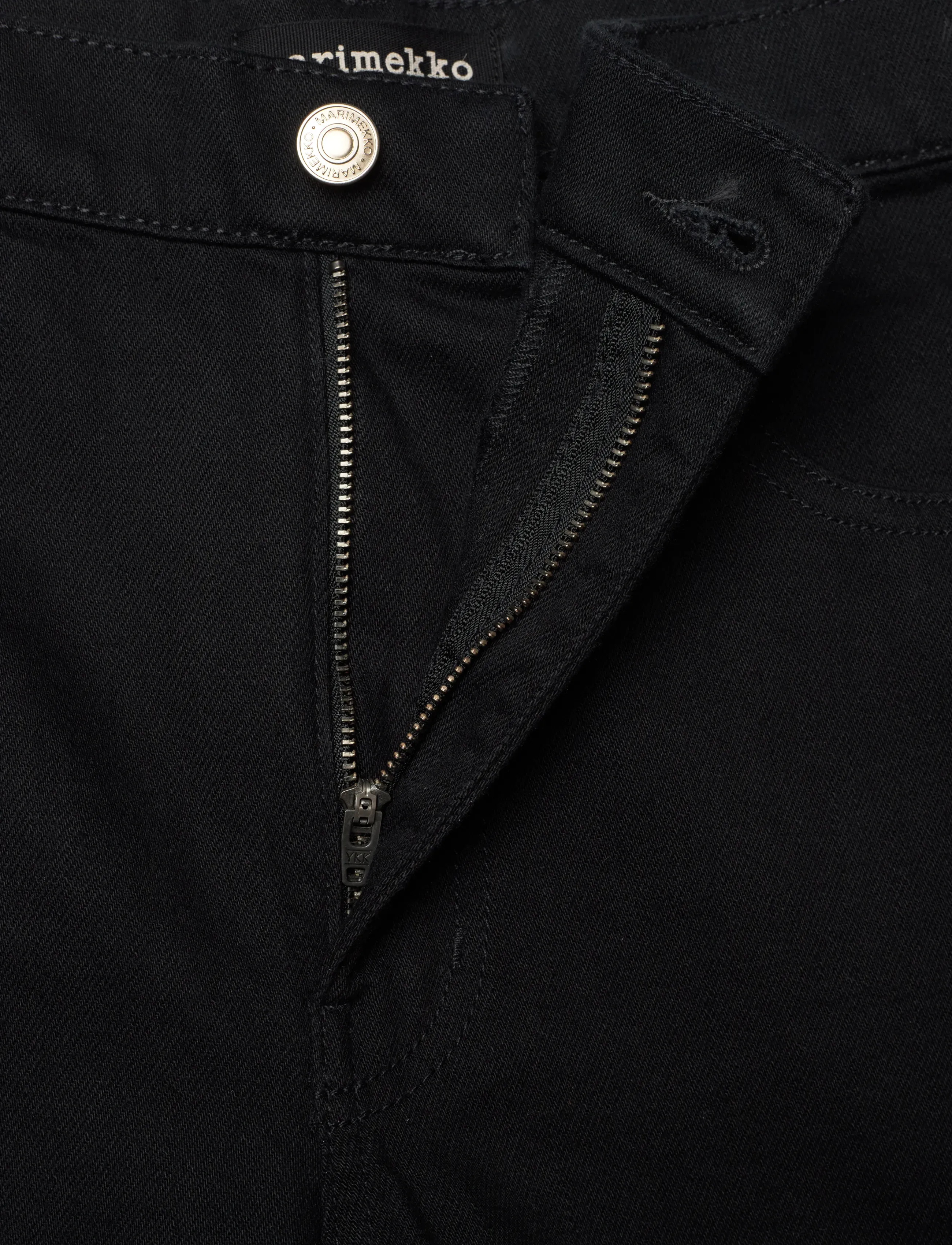 Marimekko - MARIDENIM BARREL L - straight jeans - black - 3