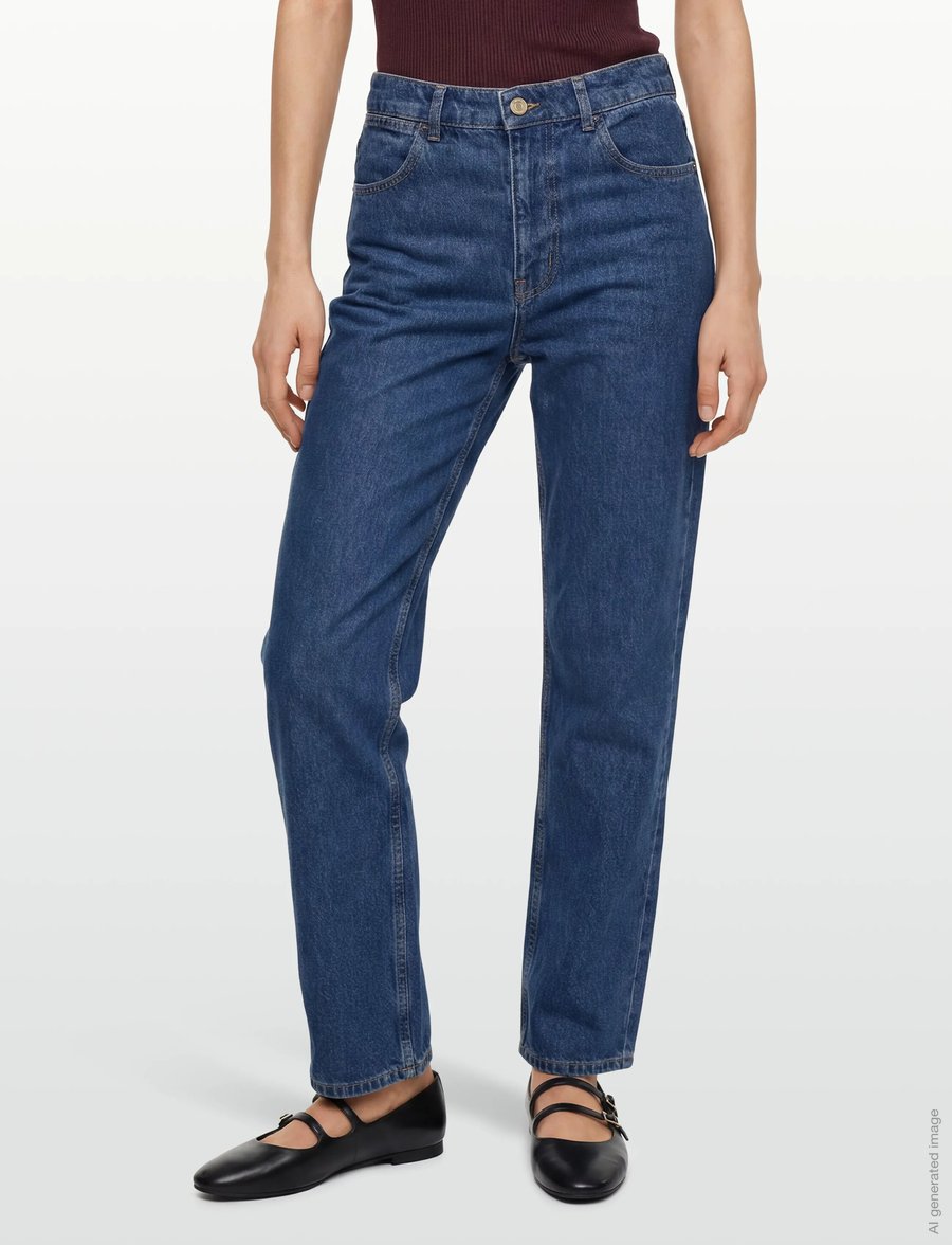 Marimekko - MARIDENIM BARREL L - straight jeans - mid indigo - 3