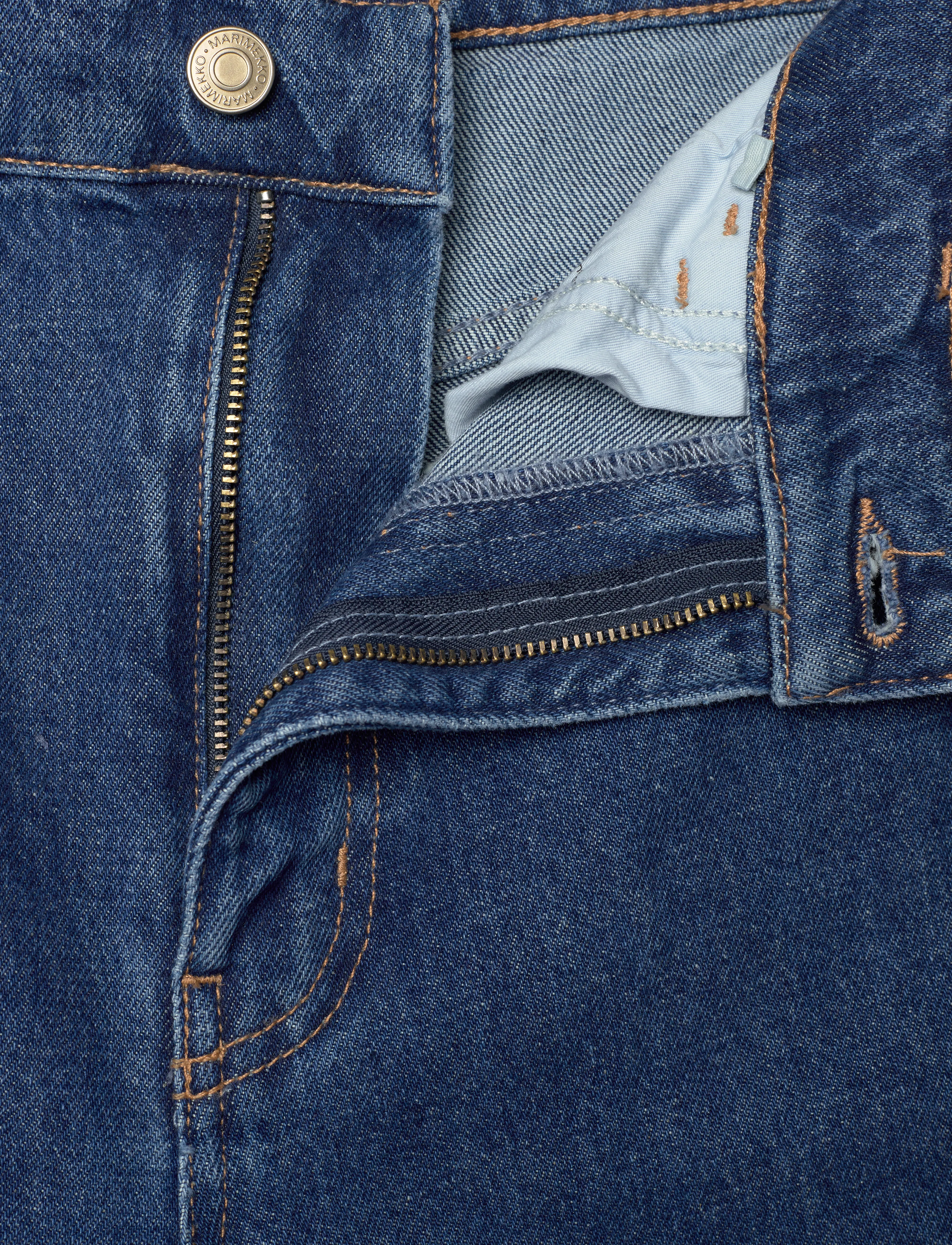 Marimekko - MARIDENIM BARREL L - barrel jeans - mid indigo - 3