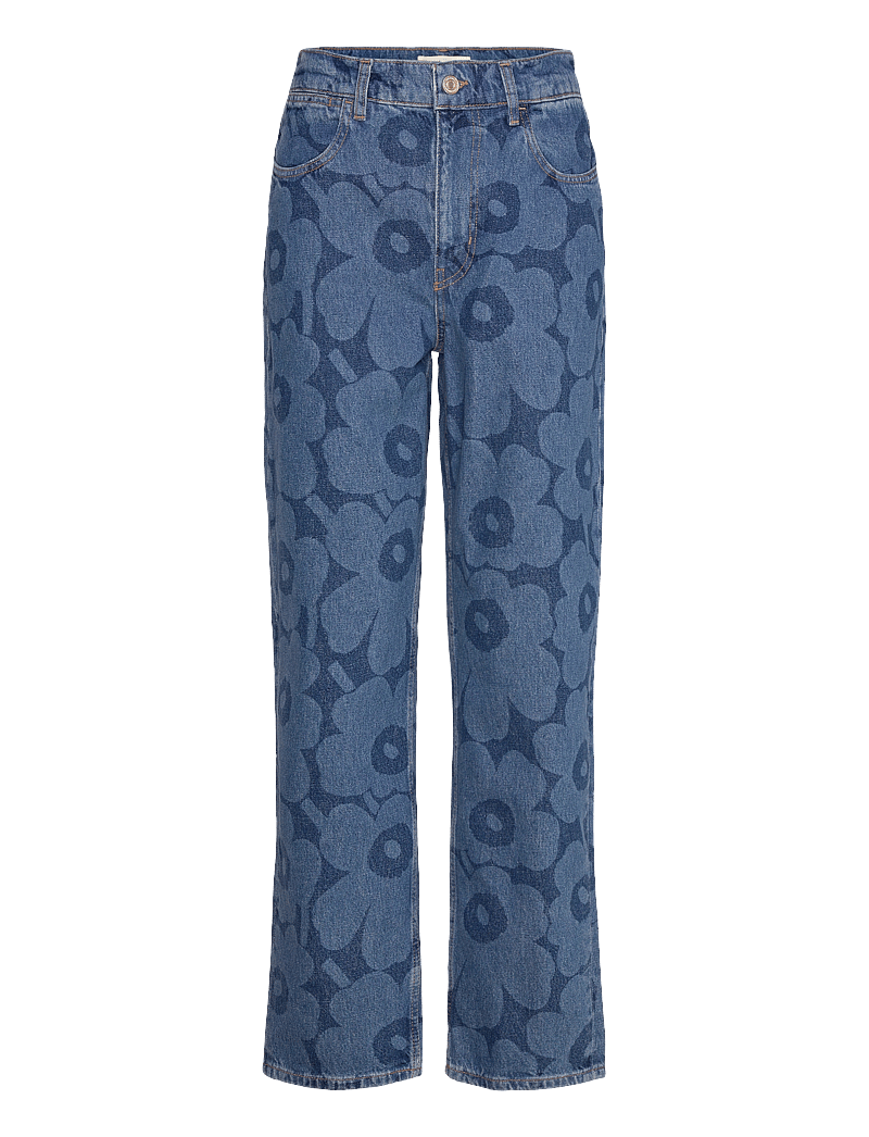 Marimekko - MARIDENIM BARREL UNIKKO L - barrel jeans - mid indigo - 0