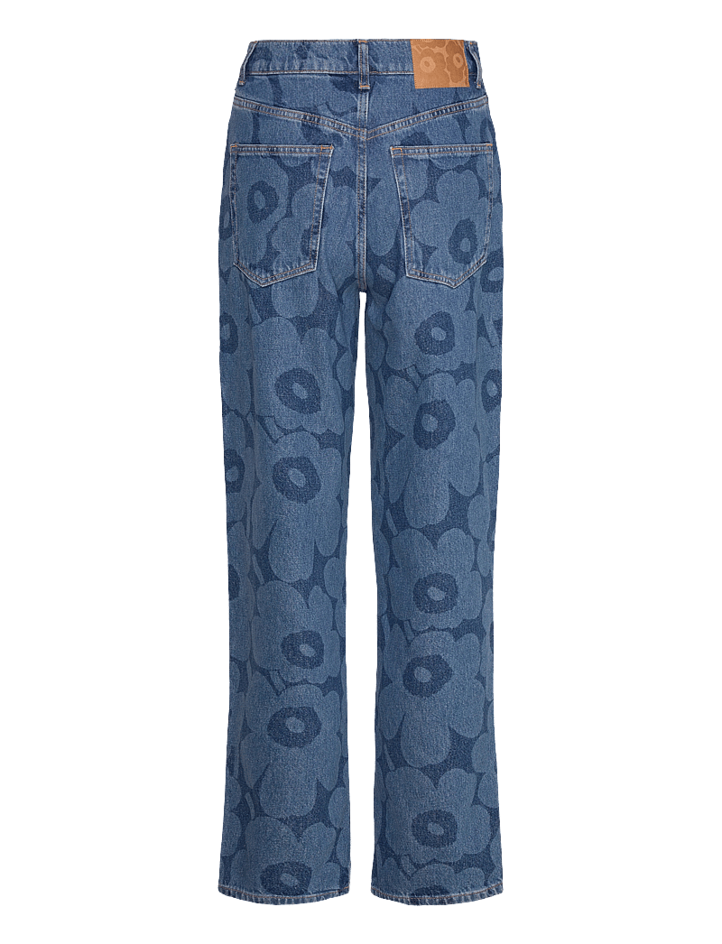 Marimekko - MARIDENIM BARREL UNIKKO L - barrel jeans - mid indigo - 1