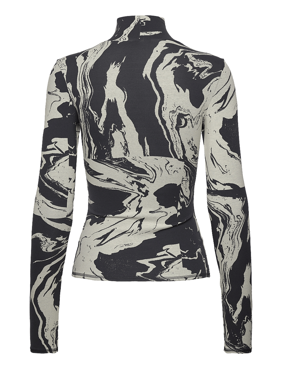 Marimekko - JÄKÄLÄ MARRAS - långärmade toppar - off white, black - 2