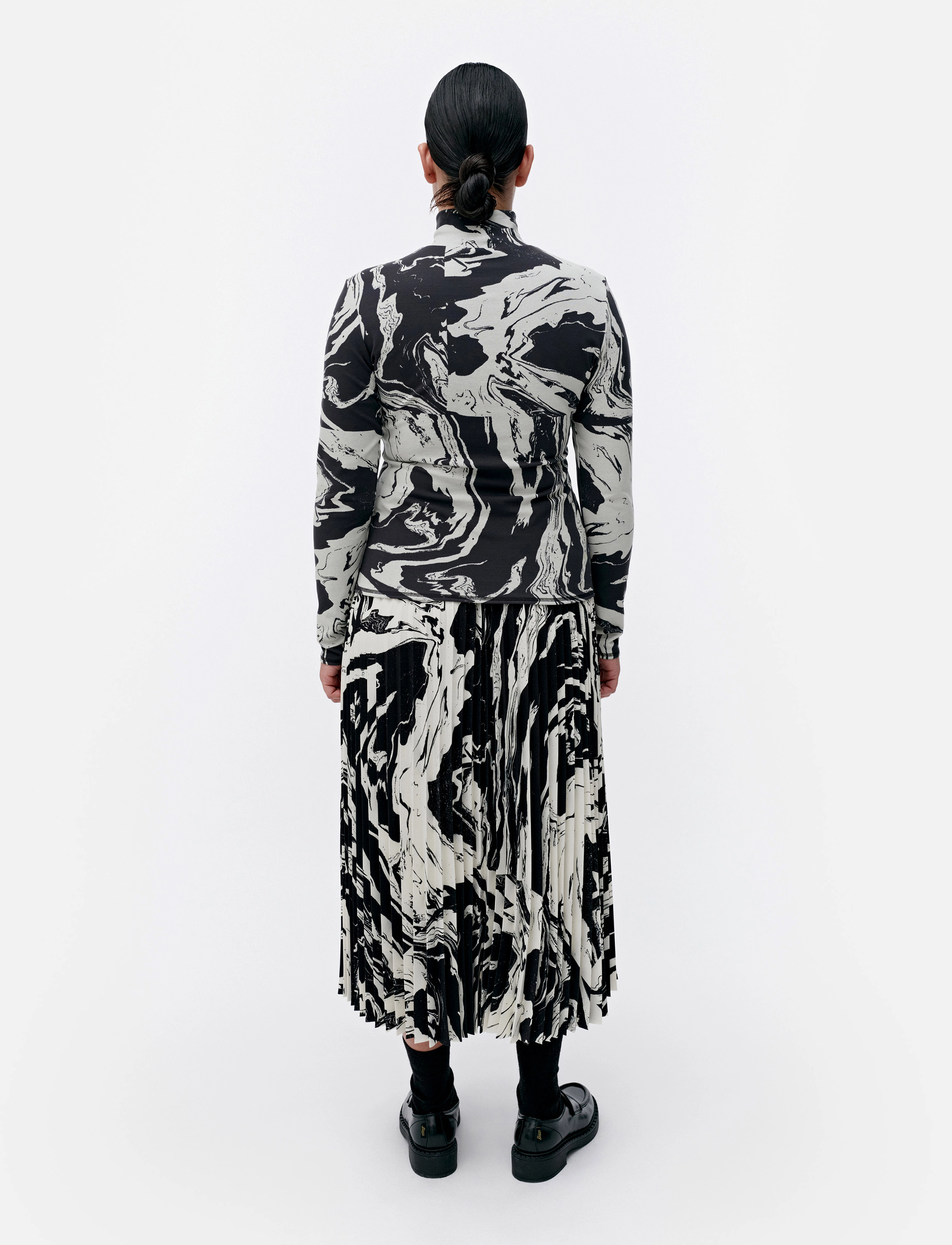 Marimekko - JÄKÄLÄ MARRAS - långärmade toppar - off white, black - 3