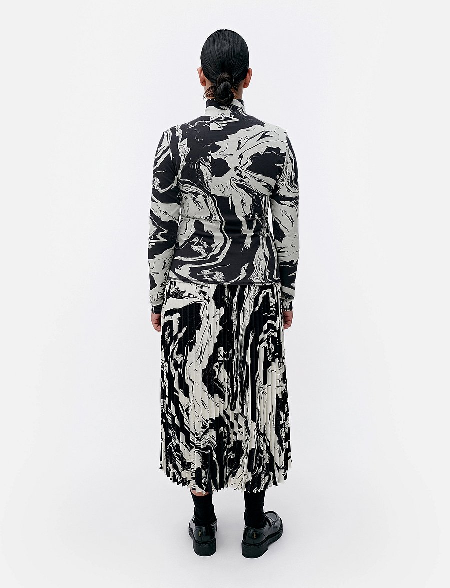 Marimekko - JÄKÄLÄ MARRAS - långärmade toppar - off white, black - 3