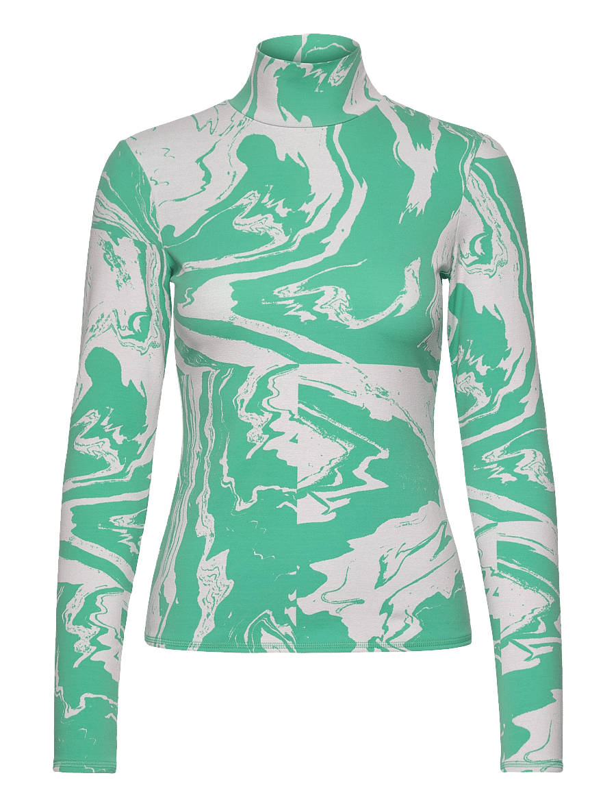 Marimekko - JÄKÄLÄ MARRAS - langärmlige tops - rose, mint green - 1